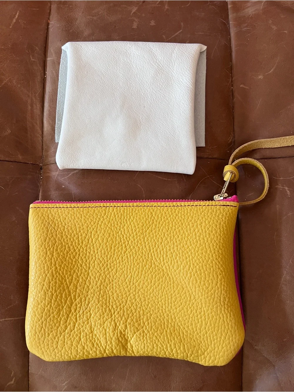 Pair of Baqette Brand Leather Pouches